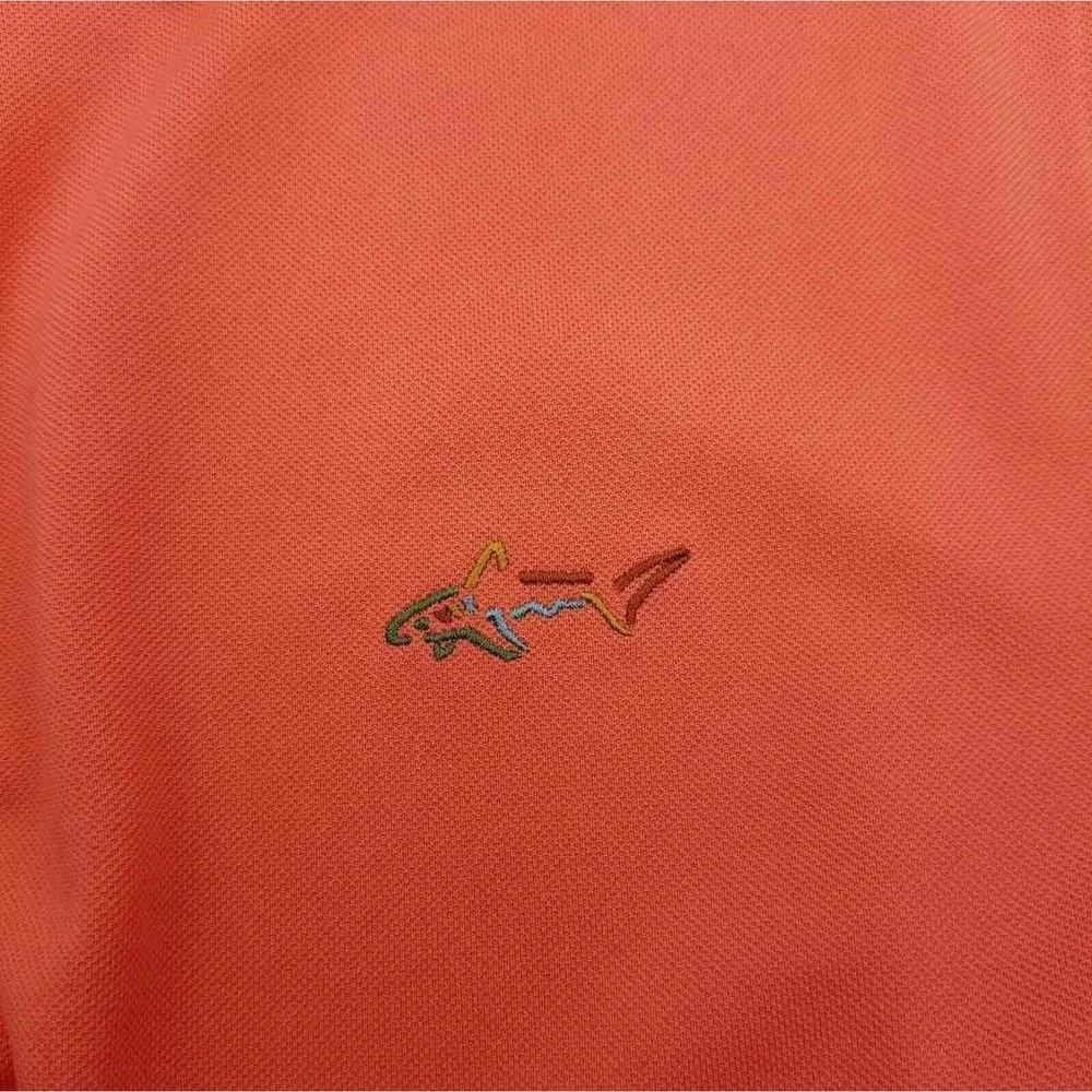 Greg Norman Polo Shirt Mens Small Deepsea Coral New PlayDry Golf 42200DPCRL